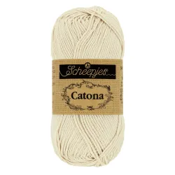 Coton Scheepjes Catona 50g 505 Linen - Chat Crochet
