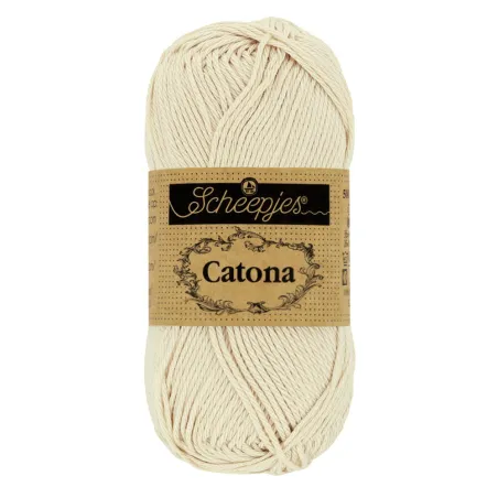 Coton Scheepjes Catona 50g 505 Linen - Chat Crochet