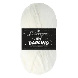 Fil chenille Scheepjes Big Darling 150g Ice Bear - Chat Crochet