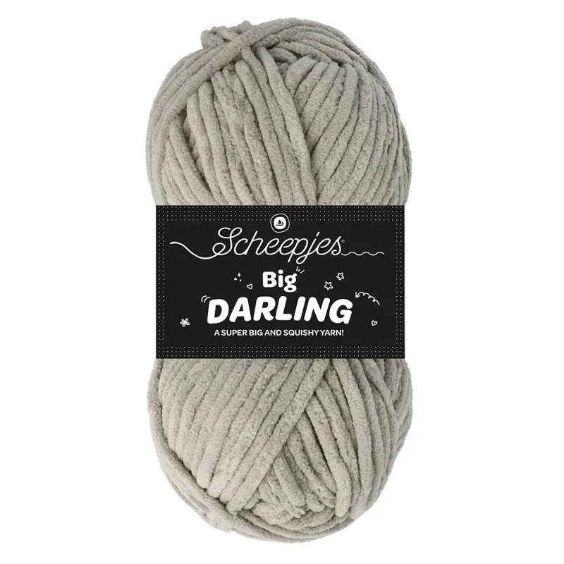 Fil chenille Scheepjes Big Darling 150g Koala - Chat Crochet