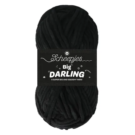 Fil chenille Scheepjes Big Darling 150g Panda - Chat Crochet