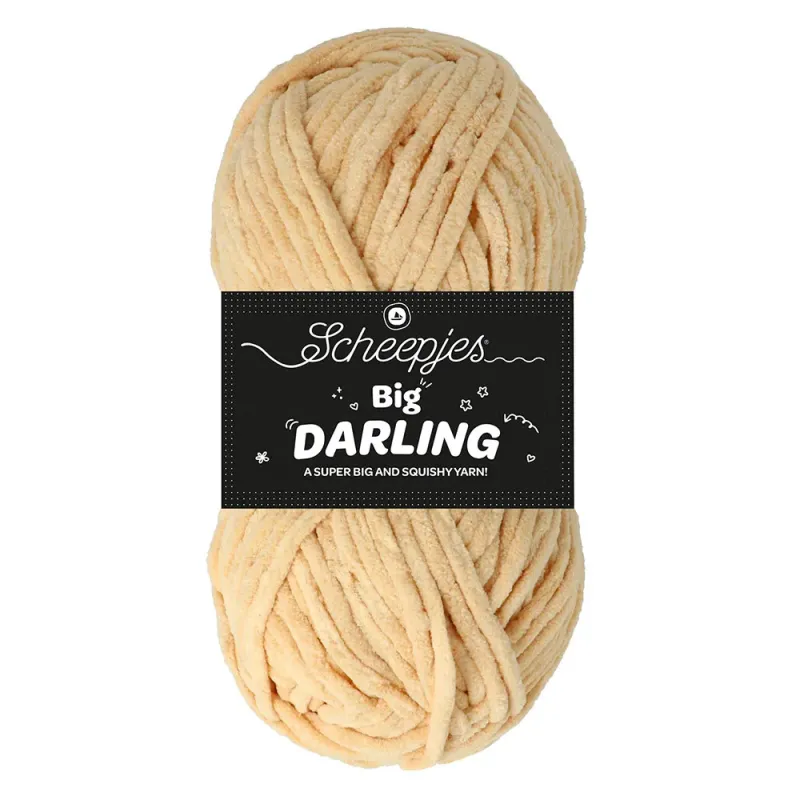Fil chenille Scheepjes Big Darling 150g Capybara - Chat Crochet