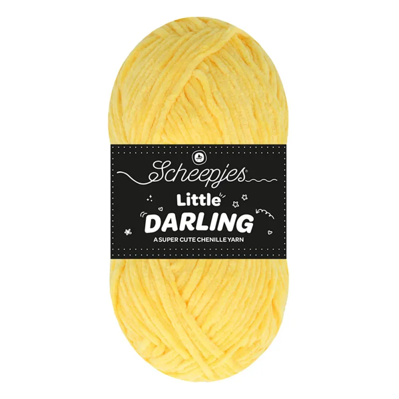 Fil chenille Scheepjes Little Darling 50g - Bumble Bee