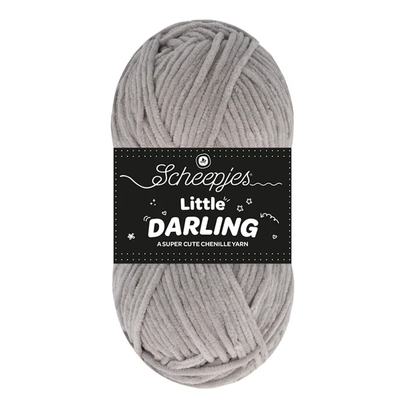 Fil chenille Scheepjes Little Darling 50g - Koala