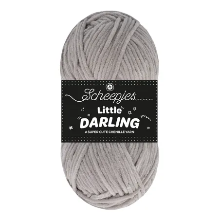 Fil chenille Scheepjes Little Darling 50g - Koala