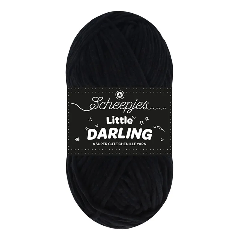 Fil chenille Scheepjes Little Darling 50g - Panda
