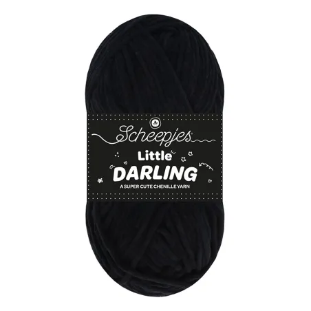 Fil chenille Scheepjes Little Darling 50g - Panda
