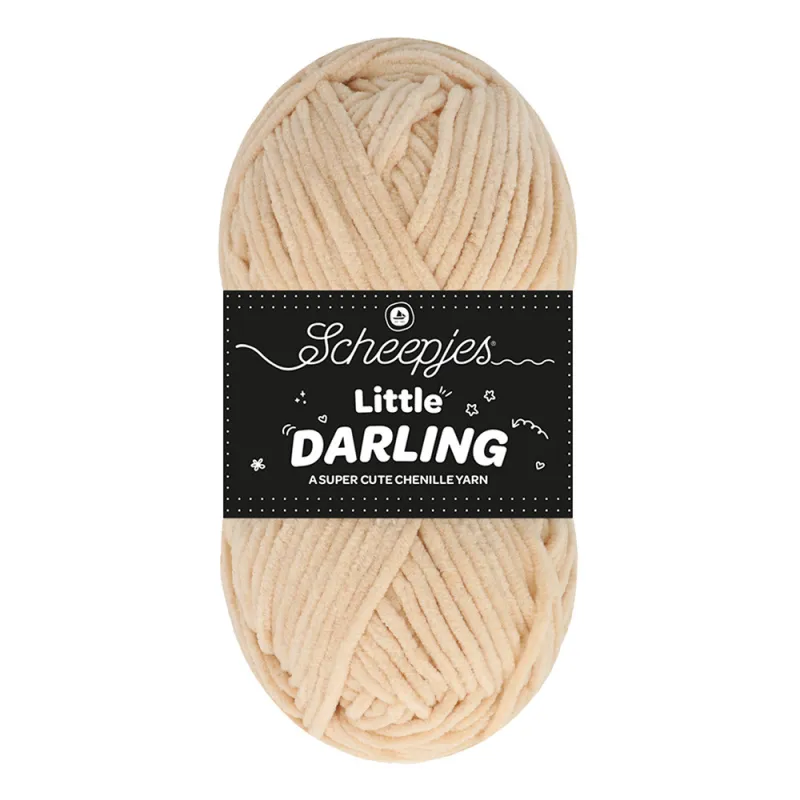 Fil chenille Scheepjes Little Darling 50g - Capybara