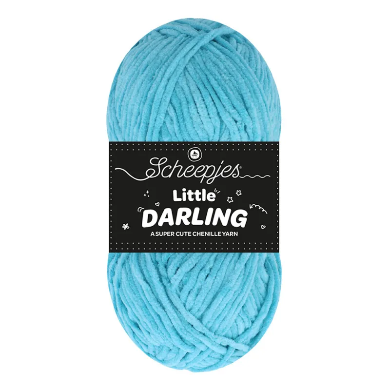 Fil chenille Scheepjes Little Darling 50g - Whale
