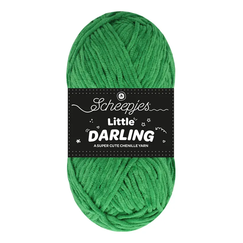 Fil chenille Scheepjes Little Darling 50g - Sprout