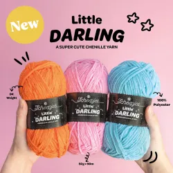 Nouveaux coloris de fil chenille velours Scheepjes Little Darling pour amigurumis et doudous peluches.