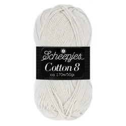 Scheepjes - Cotton 8 - 50g pour crochet - 700 Gris