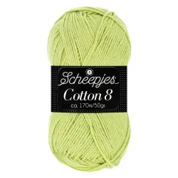 Scheepjes - Cotton 8 - 50g pour crochet - 642 Vert