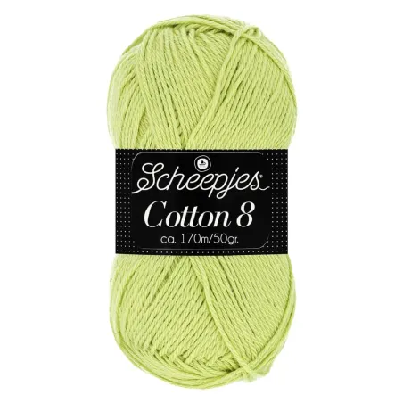 Scheepjes - Cotton 8 - 50g pour crochet - 642 Vert