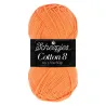 Scheepjes - Cotton 8 - 50g pour crochet - 639 Orange  Foncé