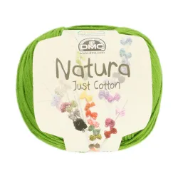 Coton DMC Natura Just Cotton 50g - Chartreuse - Chat Crochet