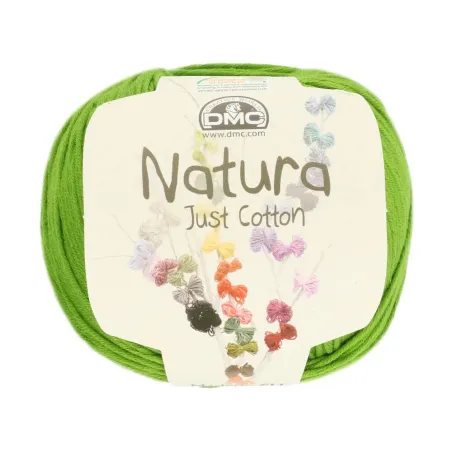 Coton DMC Natura Just Cotton 50g - Chartreuse - Chat Crochet