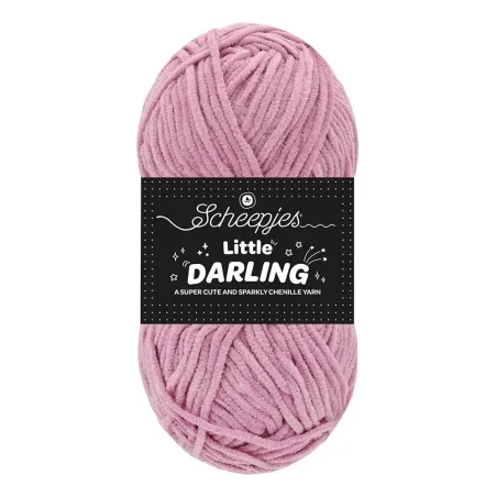 Fil chenille Scheepjes Little Darling Sparkle 50g - Jellyfish Sparkle