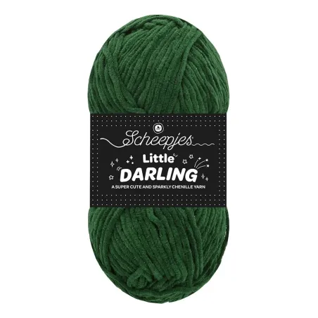 Fil chenille Scheepjes Little Darling Sparkle 50g - Pickle Sparkle