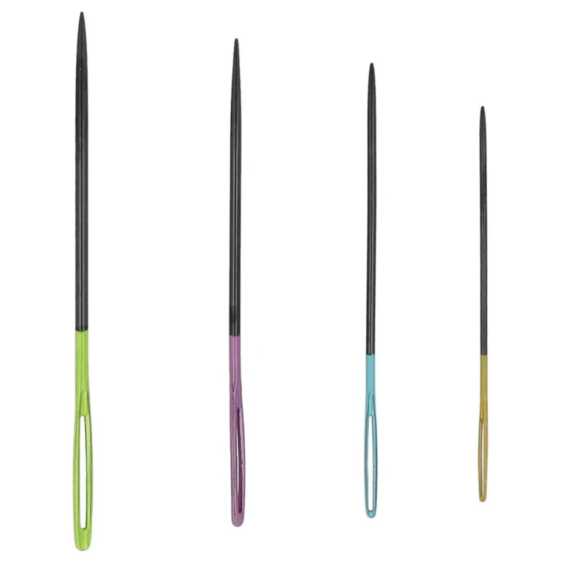 Aiguilles chenille PONY Black sans nickel chas coloré