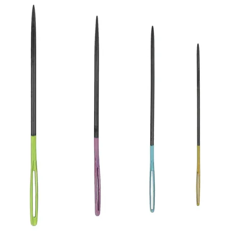 Aiguilles chenille PONY Black sans nickel chas coloré