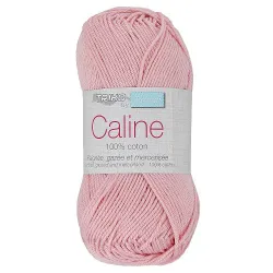 Fil coton Trimits Câline en 50g, couleur Rose 110.
