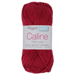 Fil coton Trimits Câline en 50g, couleur Rouge 114.
