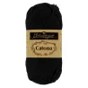 Coton Scheepjes Catona 50g 110 Jet Black - Chat Crochet