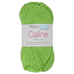 Fil coton Trimits Câline en 50g, couleur Vert 132.