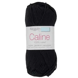 Fil coton Trimits Câline en 50g, couleur Noir 172.