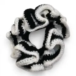 Coletero Scrunchie de Ganchillo | Accesorio Pelo Artesanal