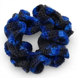 Ruffled Crochet Scrunchie | Handmade Hair Accessory