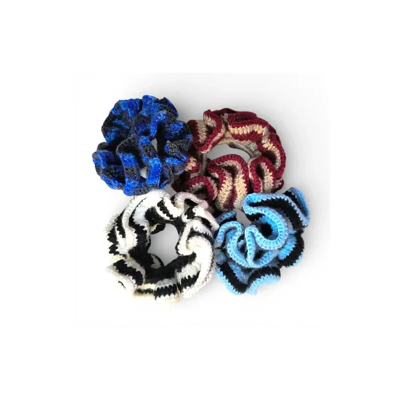 Coletero Scrunchie de Ganchillo | Accesorio Pelo Artesanal