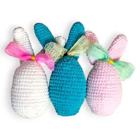 trio-oeufs-paques-crochet-velours-blanc-bleu-rose-chat-crochet