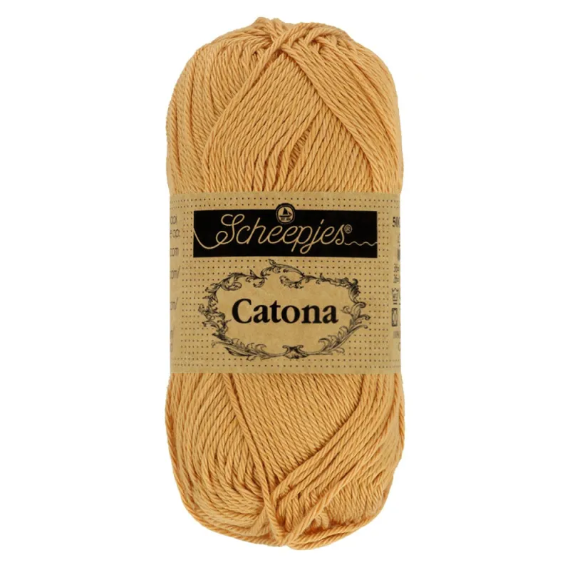 Coton Scheepjes Catona 50g 179 Topaz - Chat Crochet