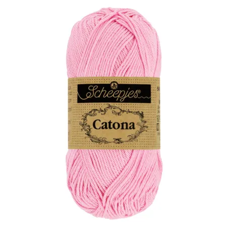 Coton Scheepjes Catona 50g 222 Tulip - Chat Crochet