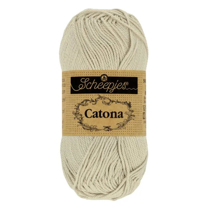 Coton Scheepjes Catona 50g 248 Champagne - Chat Crochet