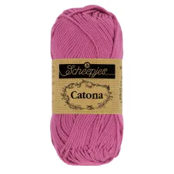 Coton Scheepjes Catona 50g 251 Garden Rose - Chat Crochet