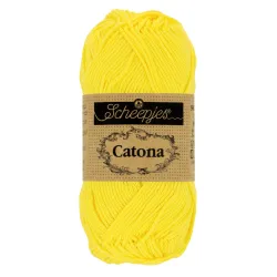 Coton Scheepjes Catona 50g 280 Lemon - Chat Crochet