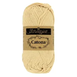 Coton Scheepjes Catona 50g 404 English Tea - Chat Crochet